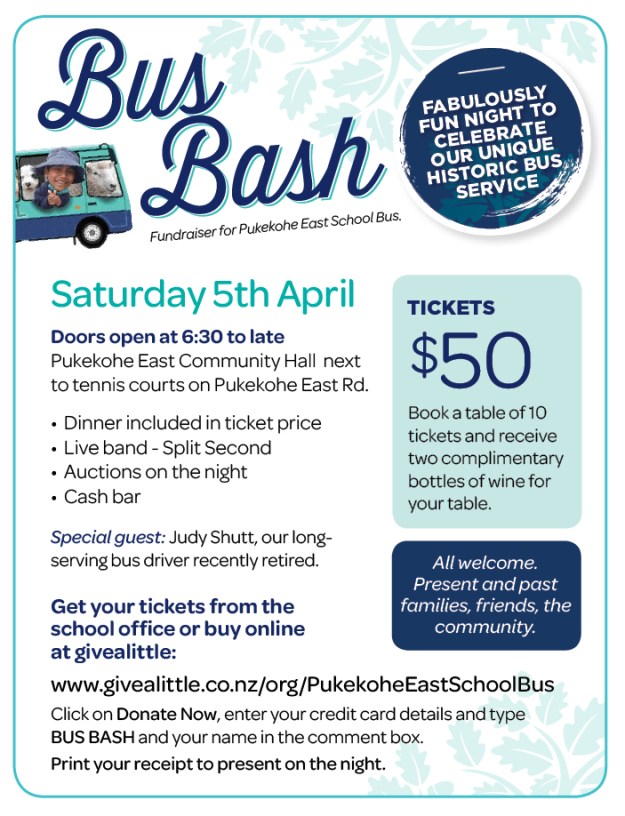 Bus Bash Flyer