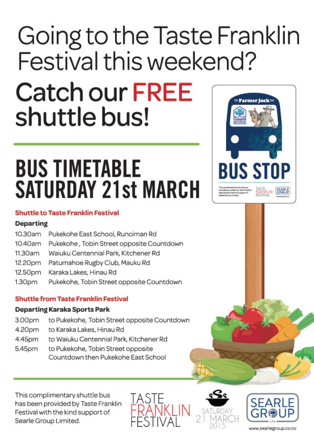TasteFranklin2015BusTimetable